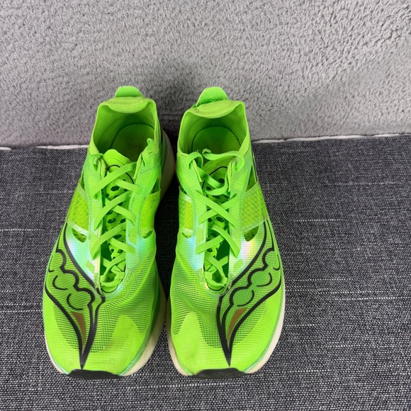 Saucony Endorphin Elite Mens 11 Slime Green Running Shoes S20768-30 Carbon Plate main image 7